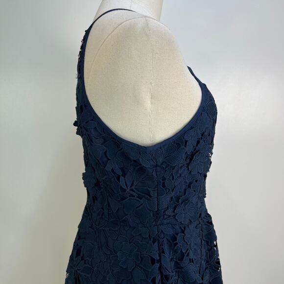 Keepsake The Label Acoustic Lace Dress Navy Blue Mini - Picture 7 of 10